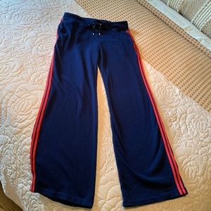 Lauren Ralph Lauren Wide-Leg Track Pants  Size S 100% Cotton